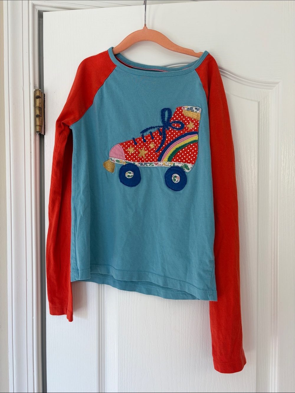 Kids Long-Sleeve Roller Skate tee